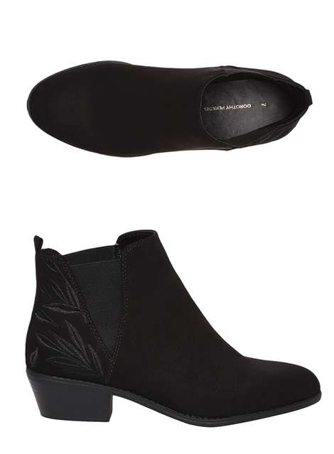 Black 'Andree' Western Boots